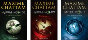 Couverture des trois premiers tomes de la série Un autre monde