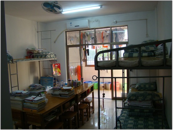 A l'intérieur d'une chambre de lycéen
