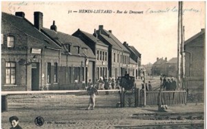 La ville d'Hénin-Liétard en 1914