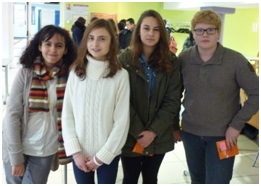 De gauche à droite Nora Benhamia, Bénédicte Lapierre, Elodie Tarradel et Clothaire Bocquet