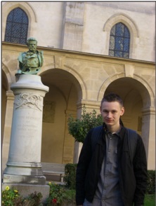 Un moment de fierté pour Quentin Dufour (1L2) ici au lycée Henri IV le 02 octobre